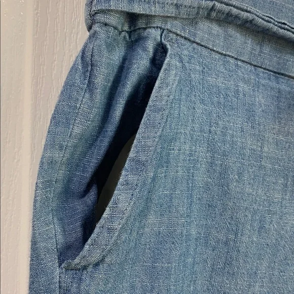 J Crew Wide Leg Cropped Boho Minimalist Cotton Culottes - Picture 3 of 8